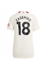 Manchester United Casemiro #18 Fotballdrakt Tredje Klær Dame 2023-24 Korte ermer